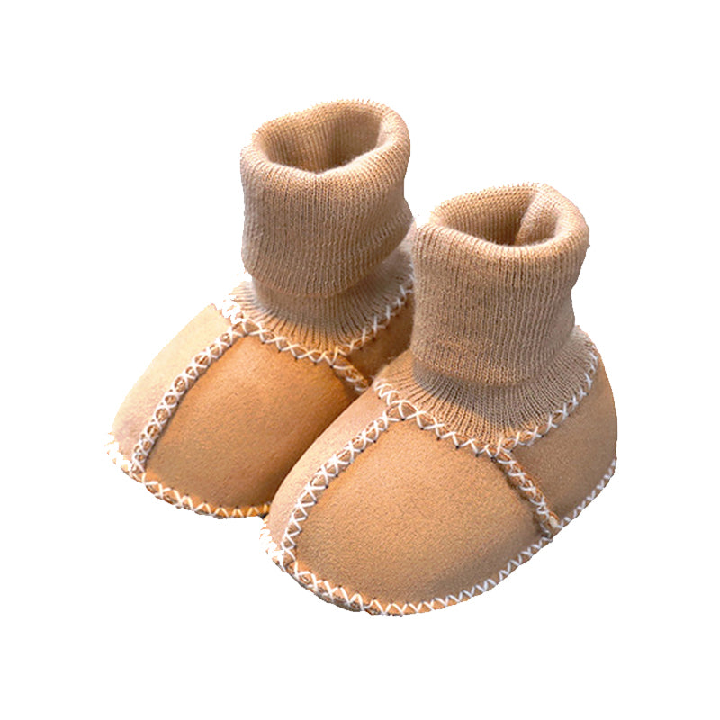 Multiple Colors Warm Fur Baby Toddler Sock Shoes