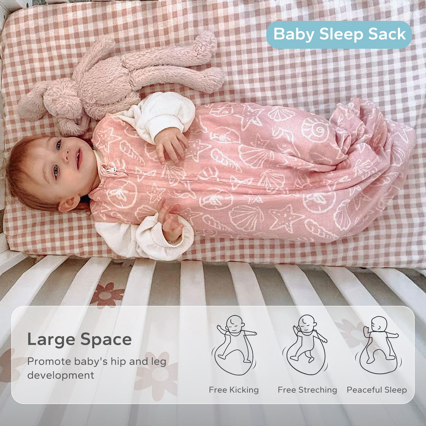 0.3 TOG Baby Sleep Sack Muslin with Rayon Made from Bamboo Lightweight