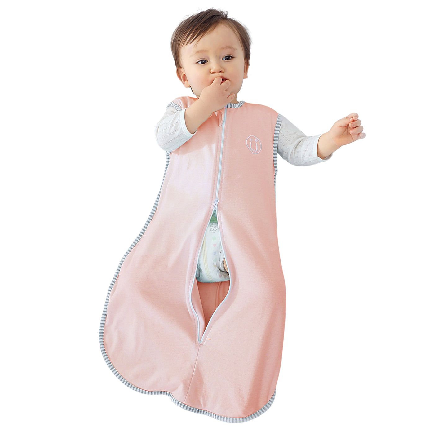 2 Way Zipper Muslin Toddler Wearable Blanket