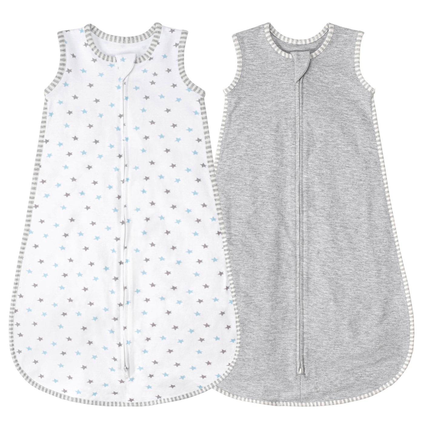 2 Pack 0.5 TOG Baby Sleep Sack 100% cotton 0-24 Months