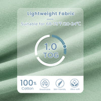 1.0 Tog Shark-Fin Transition Swaddle 100% Cotton Fiber