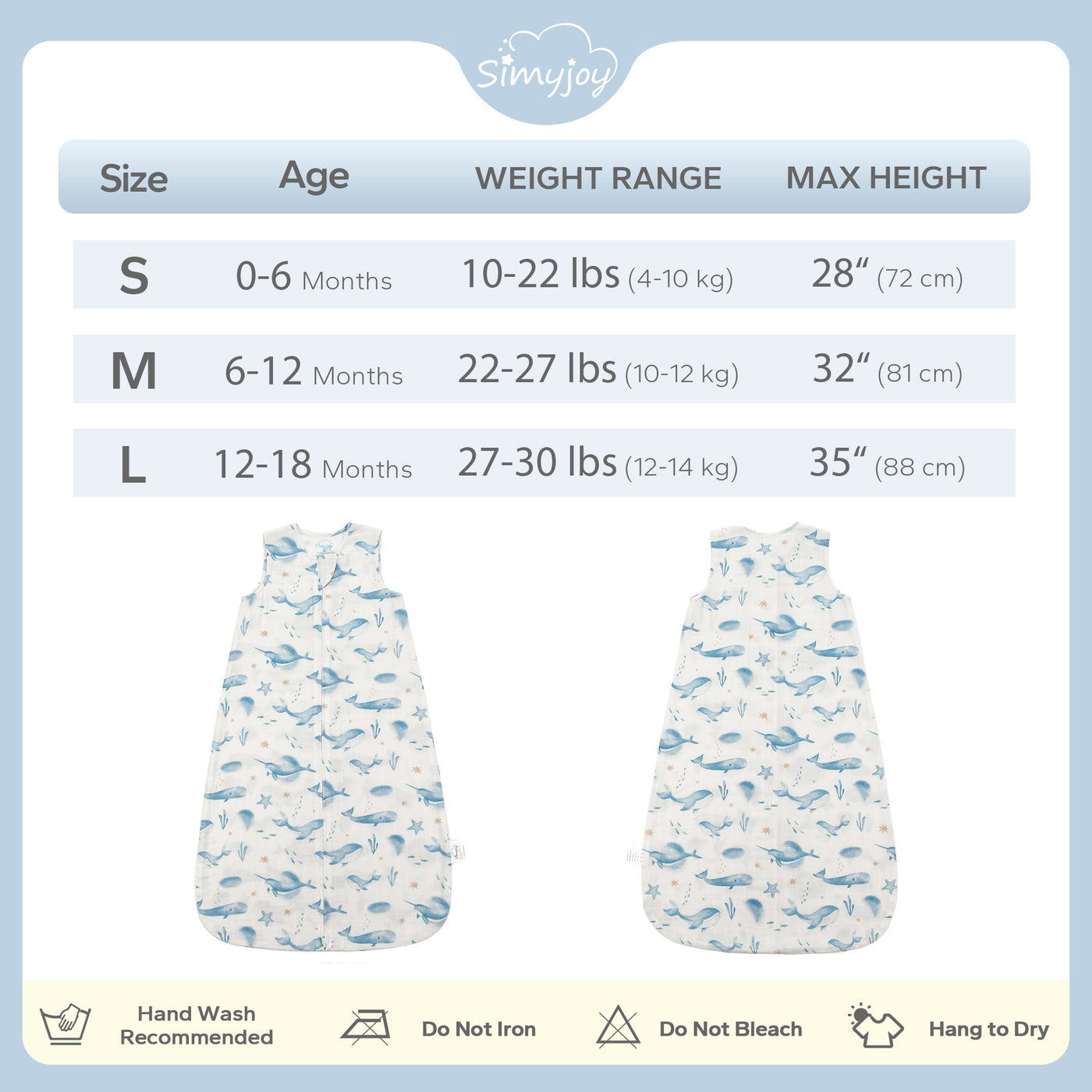 0.3 TOG Baby Sleep Sack Muslin with Rayon Made from Bamboo Lightweight