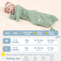 1.0 Tog Shark-Fin Transition Swaddle 100% Cotton Fiber