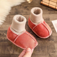 Multiple Colors Warm Fur Baby Toddler Sock Shoes