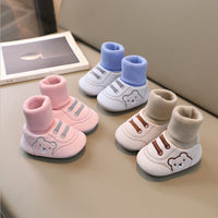 Cute Bear First Walking Slip On Toddler Shoes