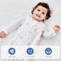 0.5 TOG 100% Cotton Zipper Baby Wearable Blanket