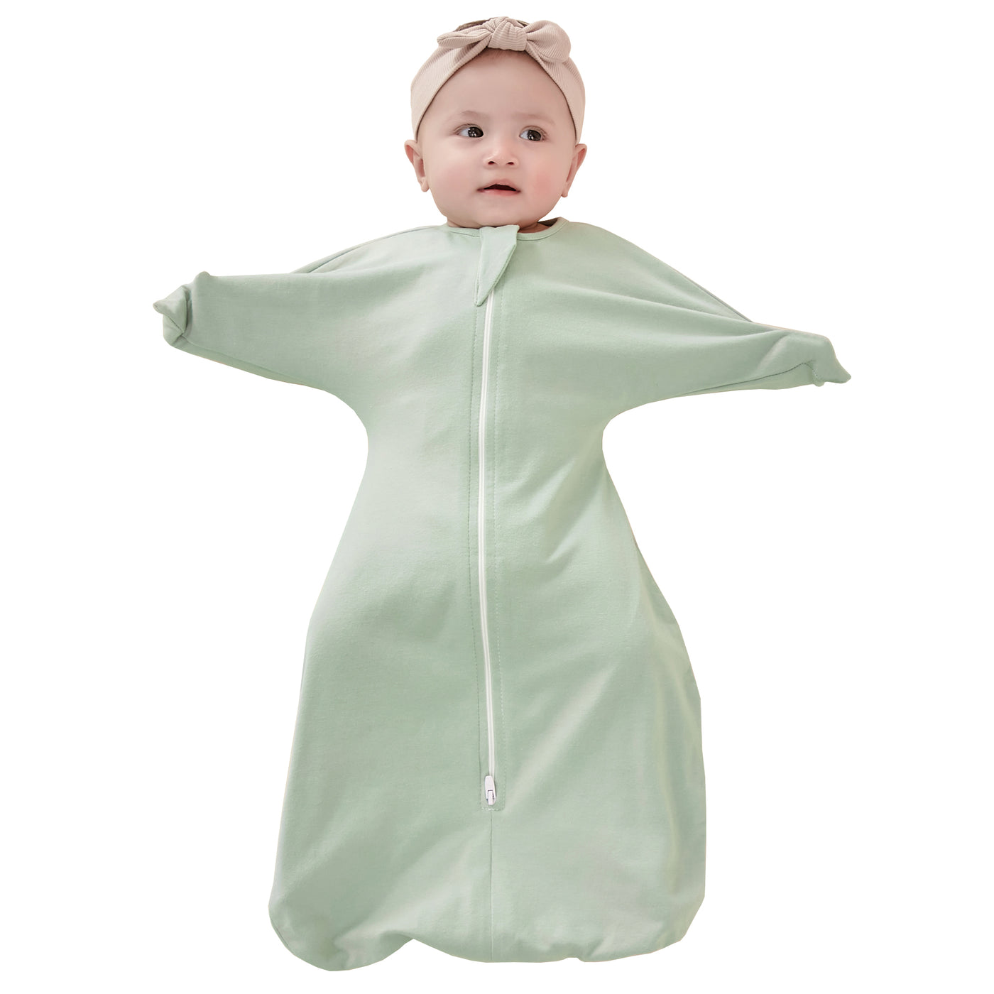 1.0 Tog Shark-Fin Transition Swaddle 95% Cotton Fiber