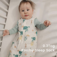 0.3 TOG Baby Sleep Sack Muslin with Rayon Made from Bamboo Lightweight