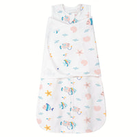 1.0 TOG 100% Cotton Baby Swaddle Blanket for Newborns