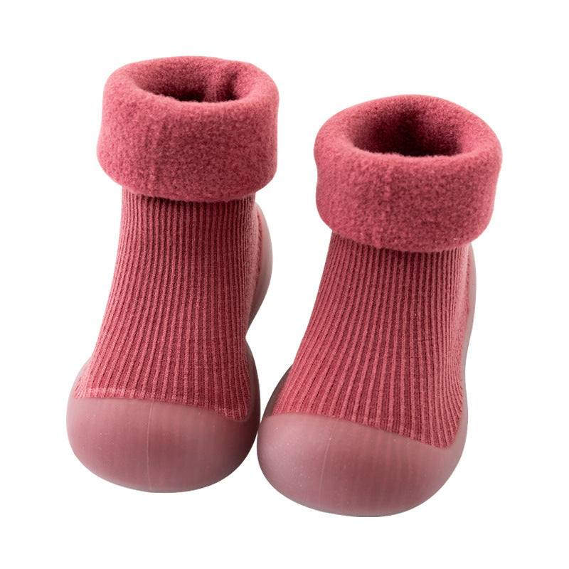 Toddler Lamb Fleece Padded Floor Socks Shoes