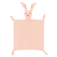 Personalized Bunny Muslin Cotton Baby Security Blanket Lovies for Babies Custom Gifts