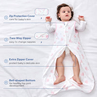 0.5 TOG 100% Cotton Zipper Baby Wearable Blanket