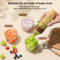 Baby Silicone Bottle Spoon Baby Food Feeder With Standing Base