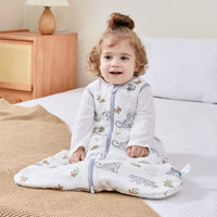 Cotton 1.5 Tog Sleeveless Sleeping Bag,for Newborn Boy Girl