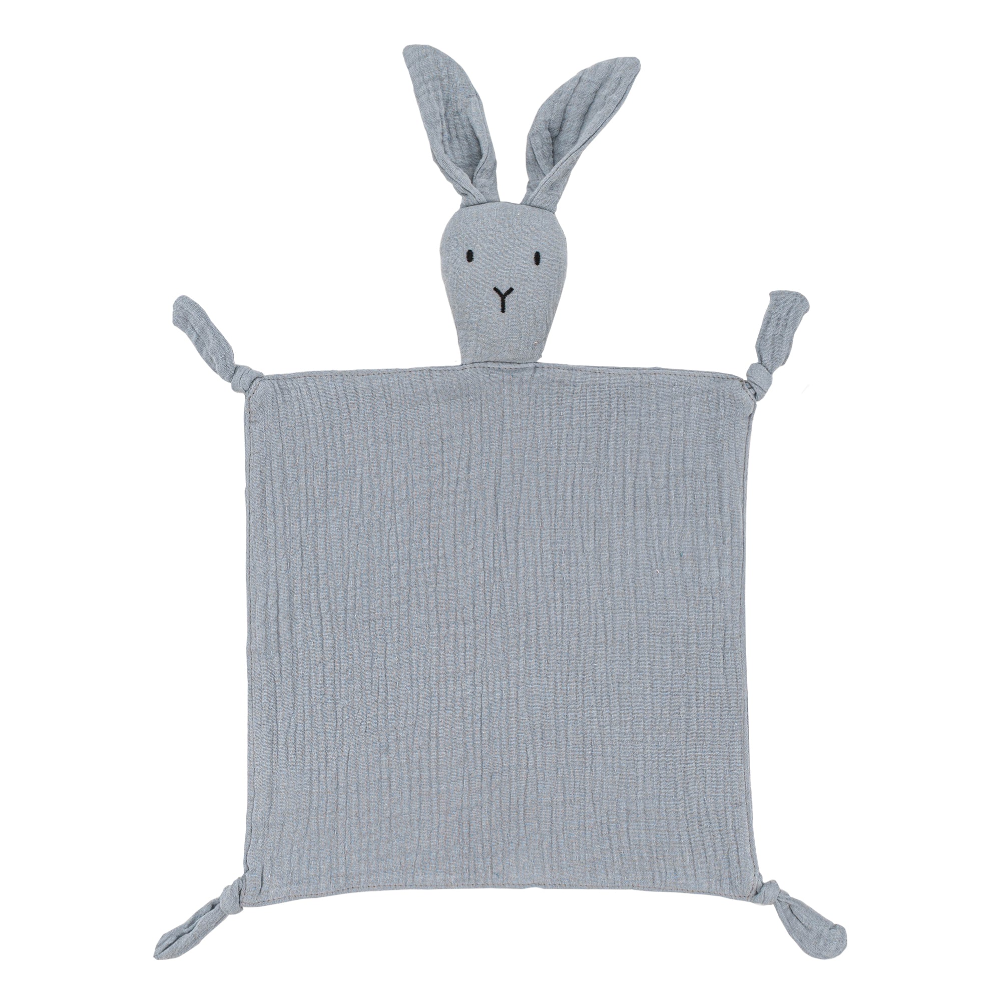 Personalized Bunny Muslin Cotton Baby Security Blanket Lovies for Babies Custom Gifts