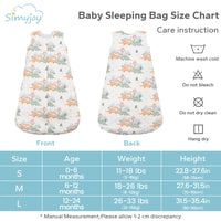 2.5 Tog Quilted Bamboo Winter Sleeping Bag  0-24 Months