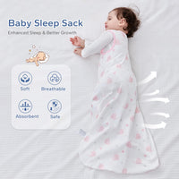 0.5 TOG 100% Cotton Zipper Baby Wearable Blanket