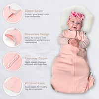 2 Pack 0.5 TOG Baby Sleep Sack 100% cotton 0-24 Months