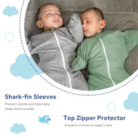 1.0 Tog Shark-Fin Transition Swaddle 95% Cotton  3-12 Months