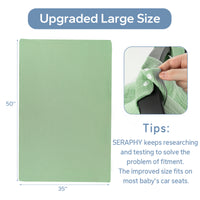 100% Muslin  Breathable Cotton Car Seat Covers for Babies, Universal Baby Car Seat Cover