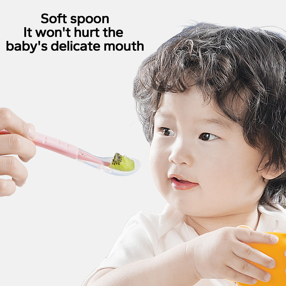 Baby Fruit Puree Spoon Food  Feeder Feeding Supplies