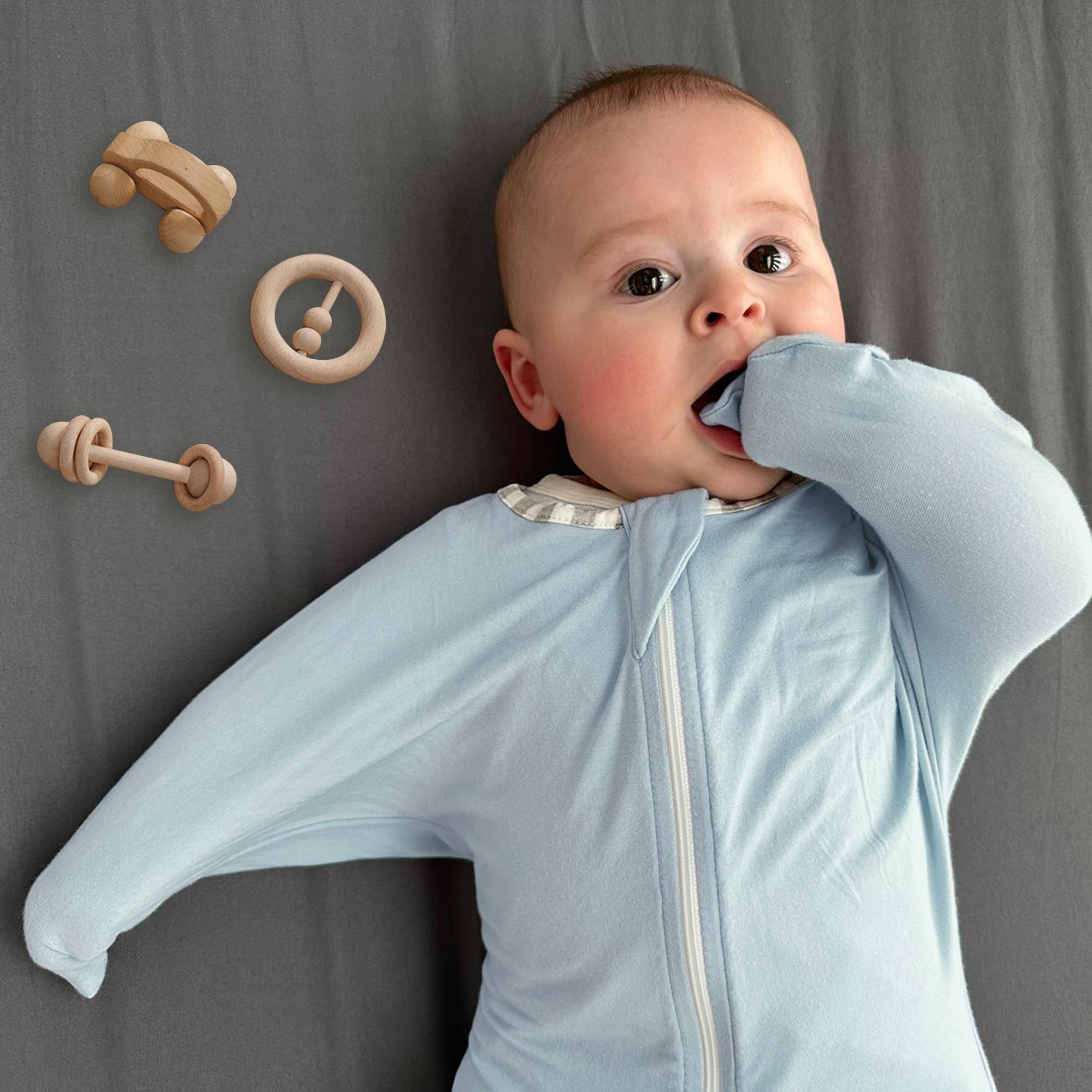 0.5 Tog Shark-Fin Transition Swaddle 95% Bamboo Fiber