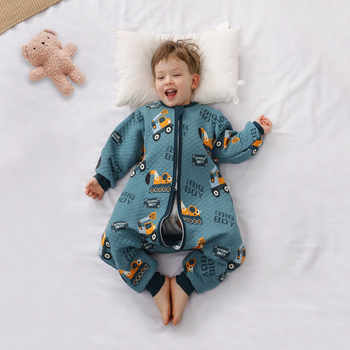 1.5 Tog Long Sleeve Split Legs Sleeping Bag