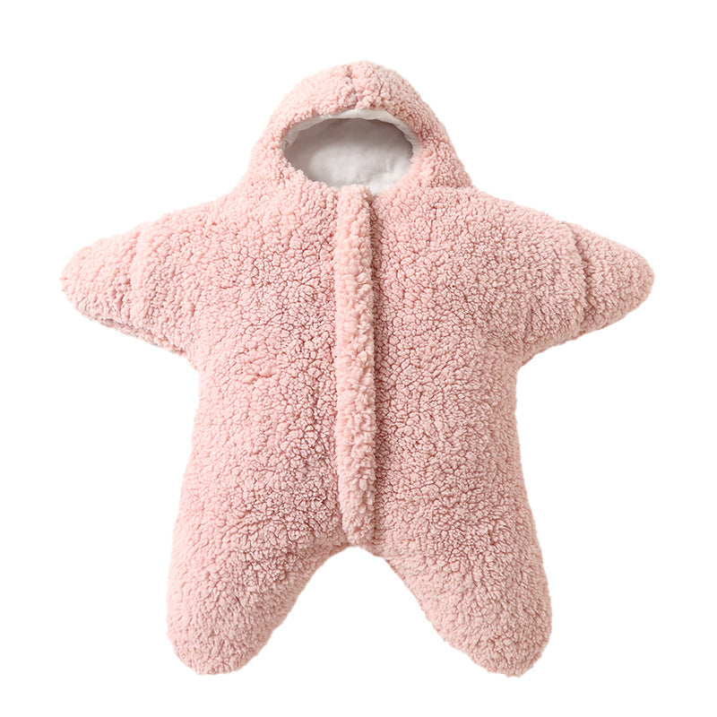 Baby Starfish Shaped  Thickened Fleece Sleeping Bag