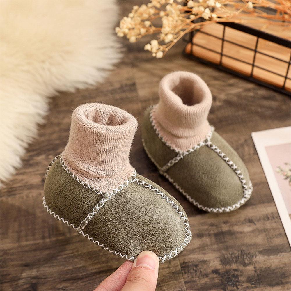 Multiple Colors Warm Fur Baby Toddler Sock Shoes