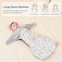 1.0 Tog 100% Cotton Transitional Swaddle 3-9 Months