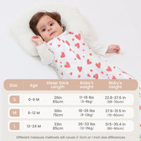 2 Pack 0.5 TOG Baby Sleep Sack 100% cotton 0-24 Months