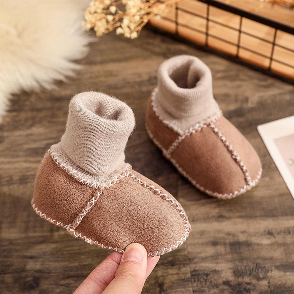 Multiple Colors Warm Fur Baby Toddler Sock Shoes