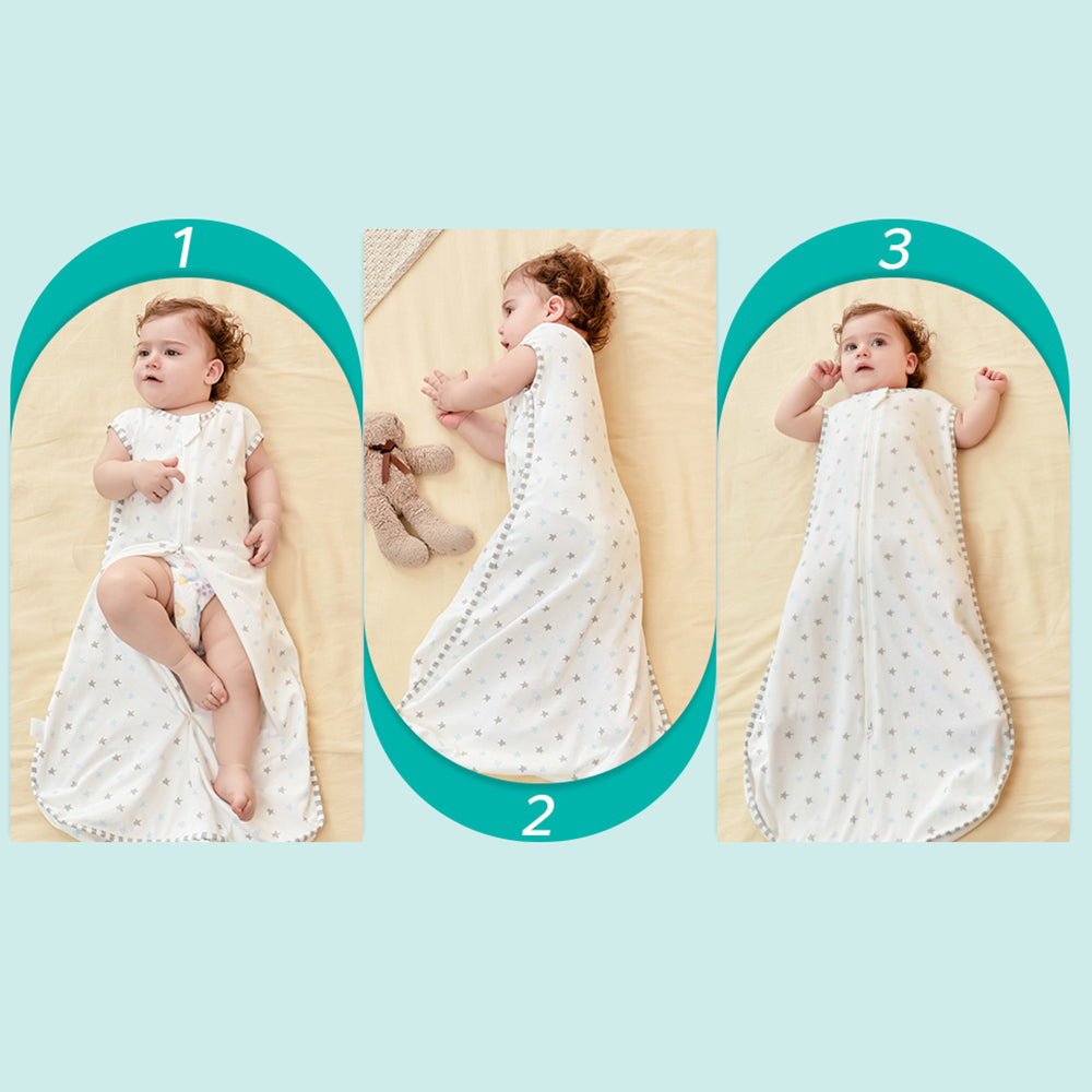 2 Way Zipper Muslin Toddler Wearable Blanket