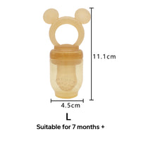 Baby Fresh Fruits Food Feeder Silicone Nipple Teething Toy for Toddlers & Kids