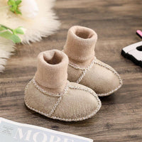 Multiple Colors Warm Fur Baby Toddler Sock Shoes