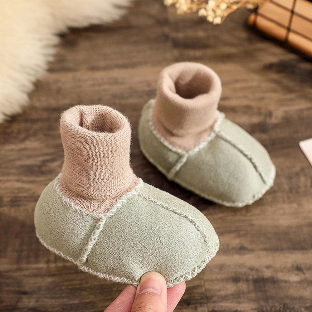 Multiple Colors Warm Fur Baby Toddler Sock Shoes