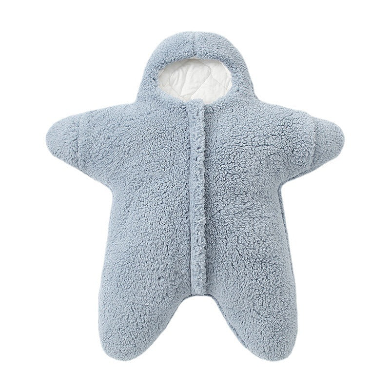 Baby Starfish-shaped  Thickened Fleece Sleeping Bag 