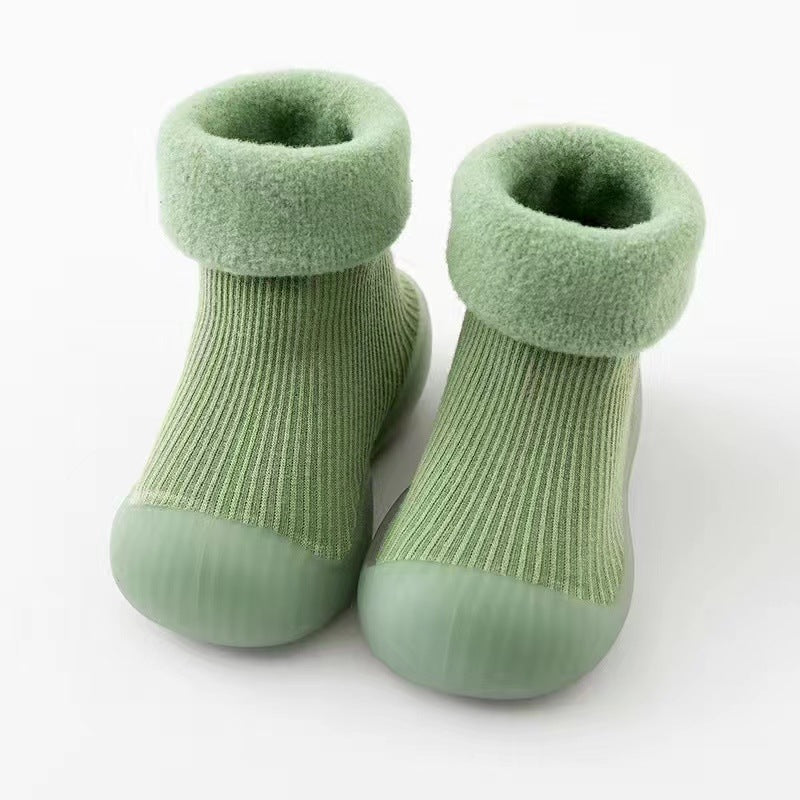 Toddler Lamb Fleece Padded Floor Socks Shoes