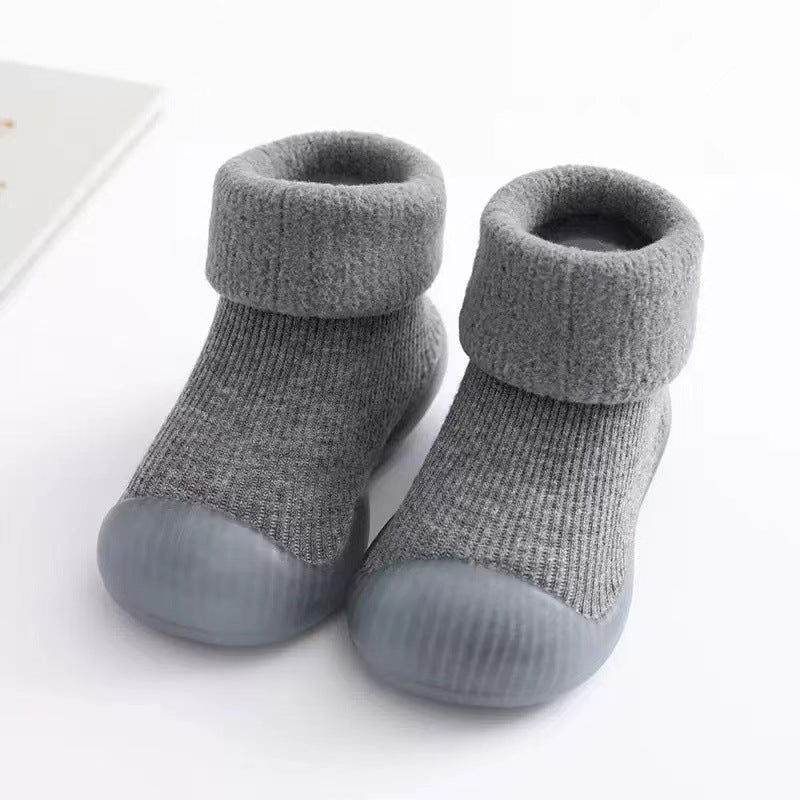 Toddler Lamb Fleece Padded Floor Socks Shoes