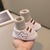 Cute Bear First Walking Slip On Toddler Shoes