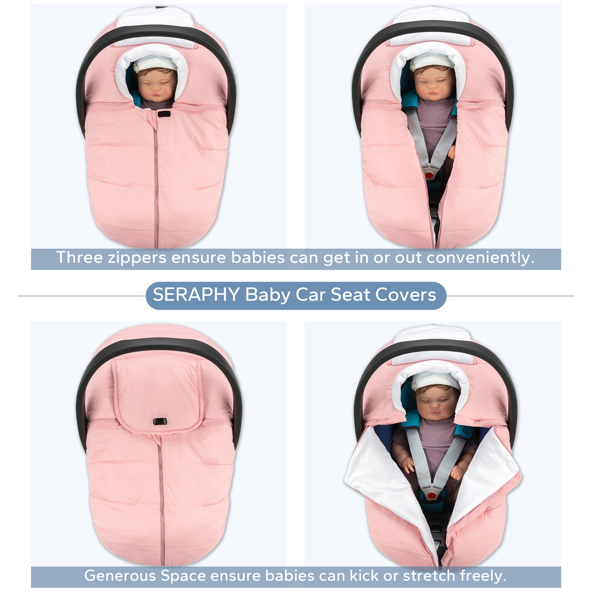 Baby Winter Car Seat Cover For Boys and Girls