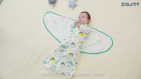 3-Way Adjustable 0.5 TOG 100% Cotton Transtion Sleep Sack