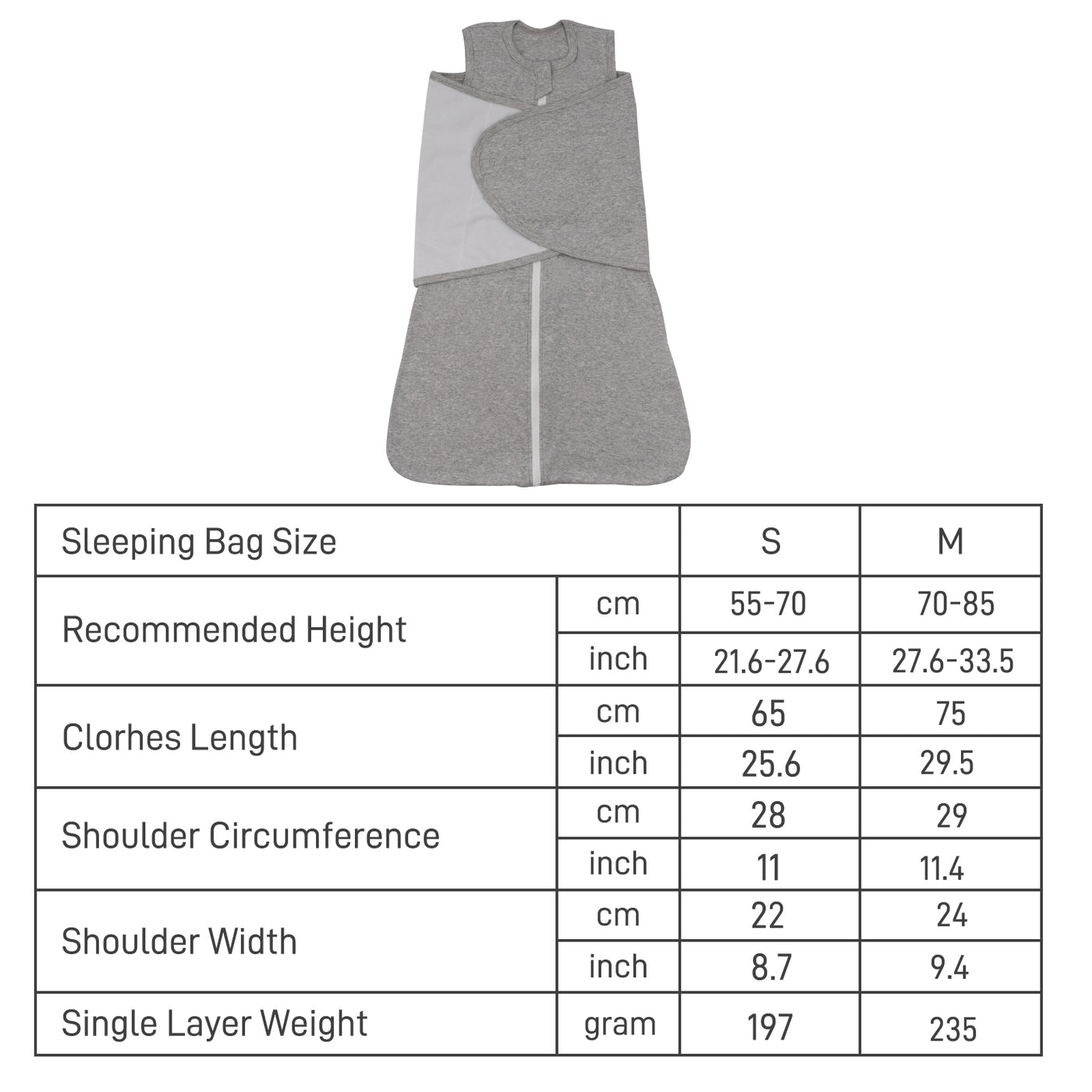 Baby Swaddle Sleeping Bag 